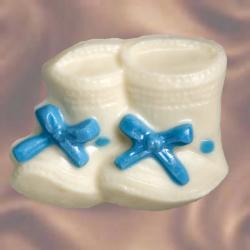 Chocolate Baby Booties