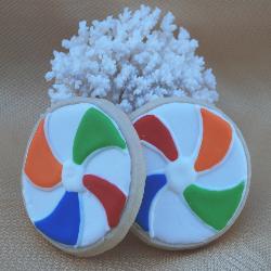 Beach Ball Cookies