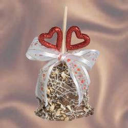 Chocolate and Caramel Covered Apple