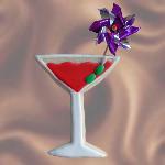 Martini Glass Cookie