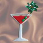 Martini Glass Cookie