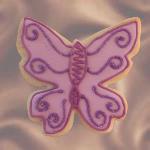 Purple Butterfly Cookie